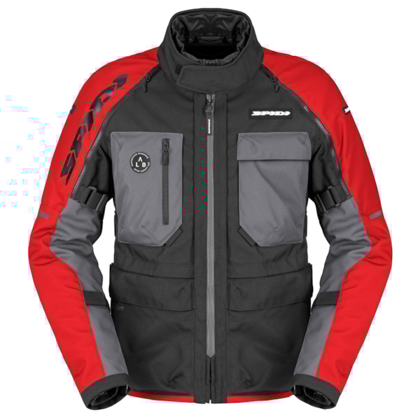 SPIDI Crossmaster 2 H2Out Zwart-Rood-Grijs