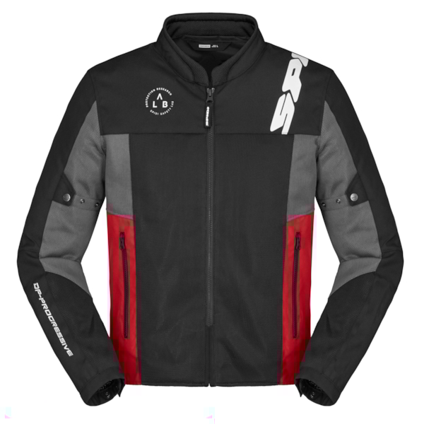 SPIDI Corsa Net Windout Noir-Rouge-Gris