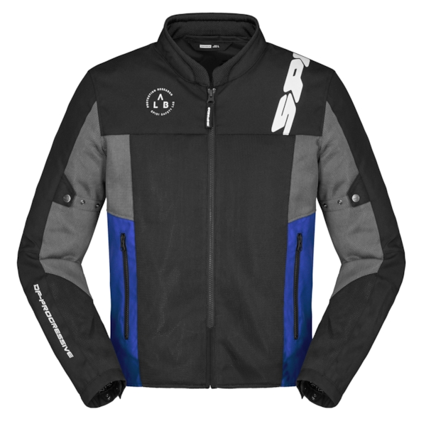 SPIDI Corsa Net Windout Zwart-Grijs-Blauw