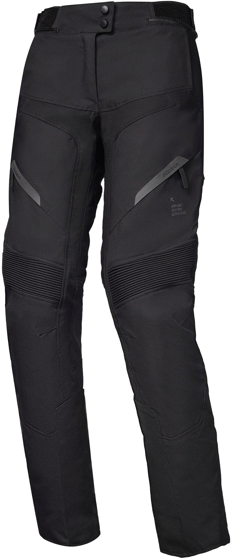 Textiel motorbroek dames MODEKA Striker III Lady pants Zwart Kort