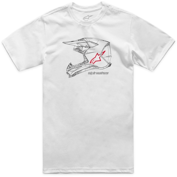 ALPINESTARS MX Helmet CSF Tee White