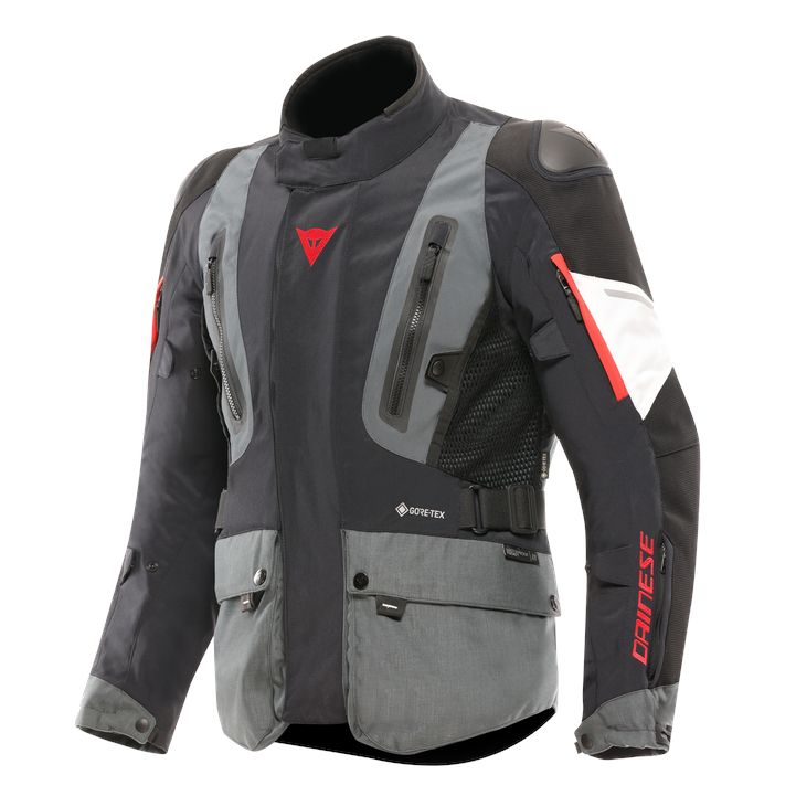 Men's Gore-Tex® motorcycle jacket DAINESE Carve Master 4 Gore-Tex Black-Grey