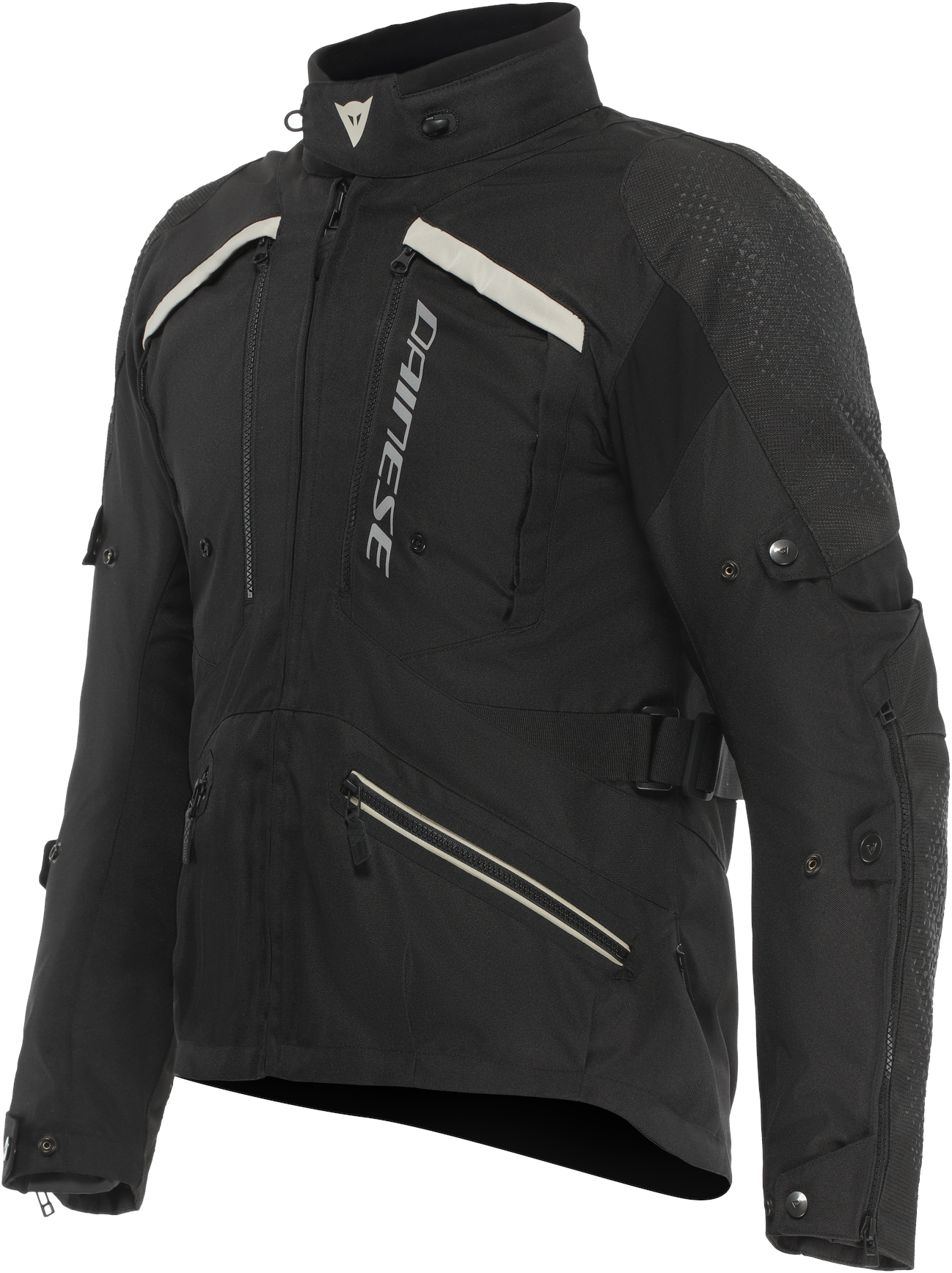 Men's textile motorcycle jacket DAINESE Gullfoss D-Dry Black-Tidal Foam