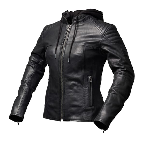 Moduka MODEKA Edda Lady II Black - Women's leather motorcycle jacket | rad.eu/en