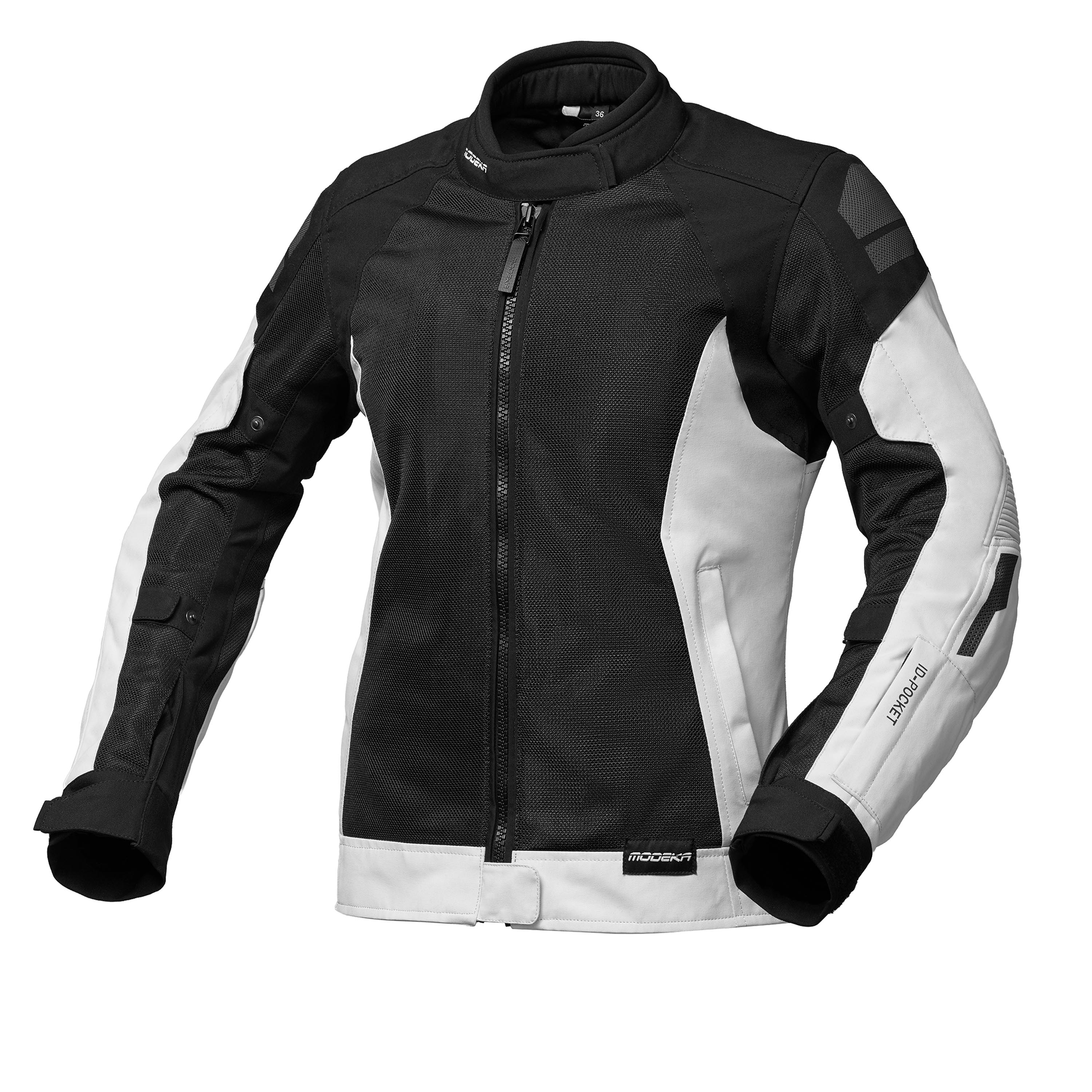 MODEKA Khao Air II Lady Jacket Zwart-Licht Grijs