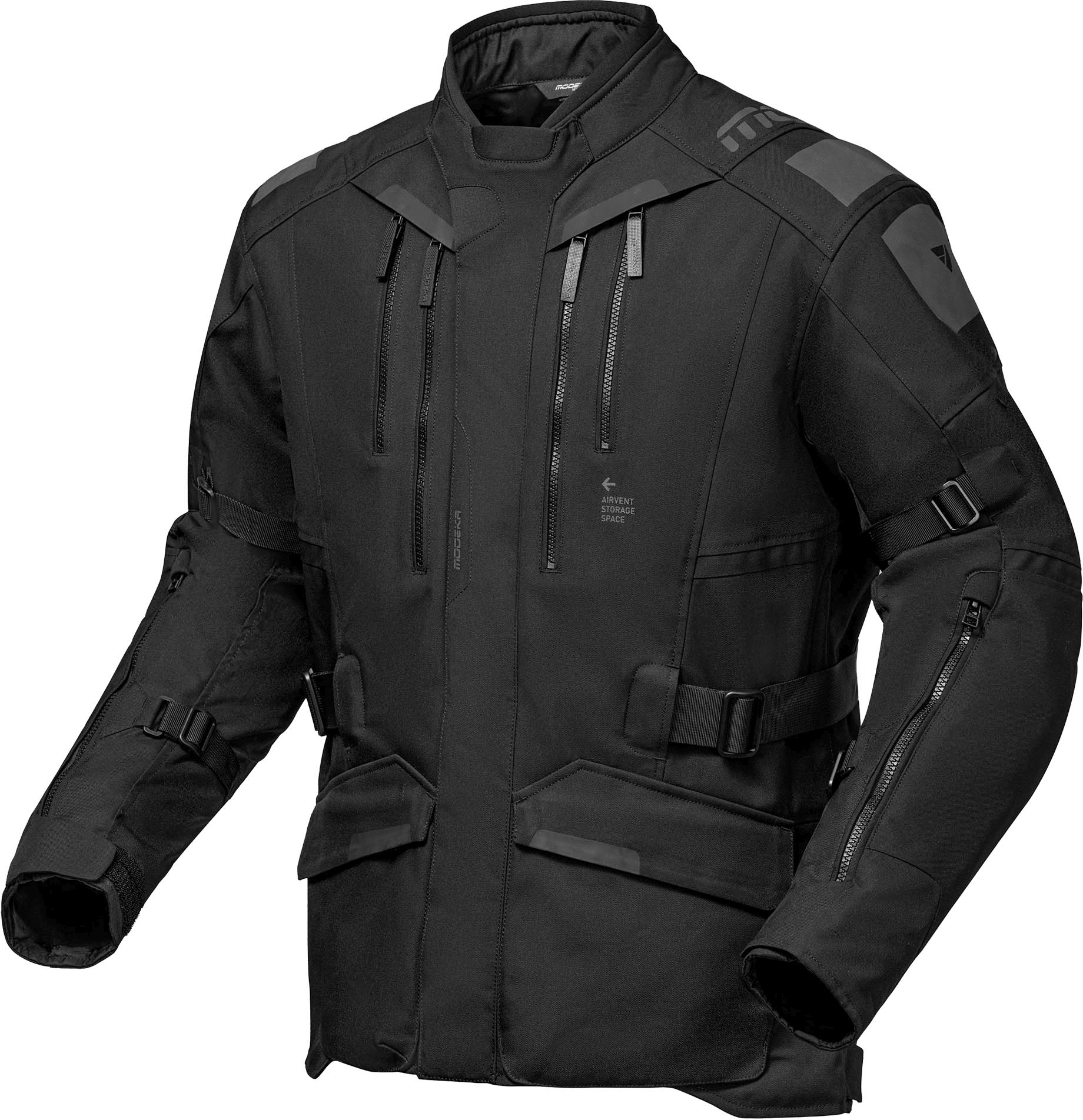 Veste textile hommes MODEKA Striker III Noir Court