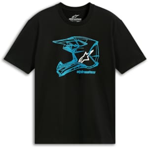 T-shirts et sweaters ALPINESTARS MX Helmet CSF Tee Noir-Bleu