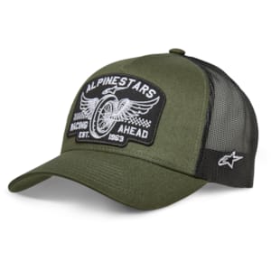 Petjes en mutsen ALPINESTARS Heritage Patch Trucker Hat Militair Groen-Zwart