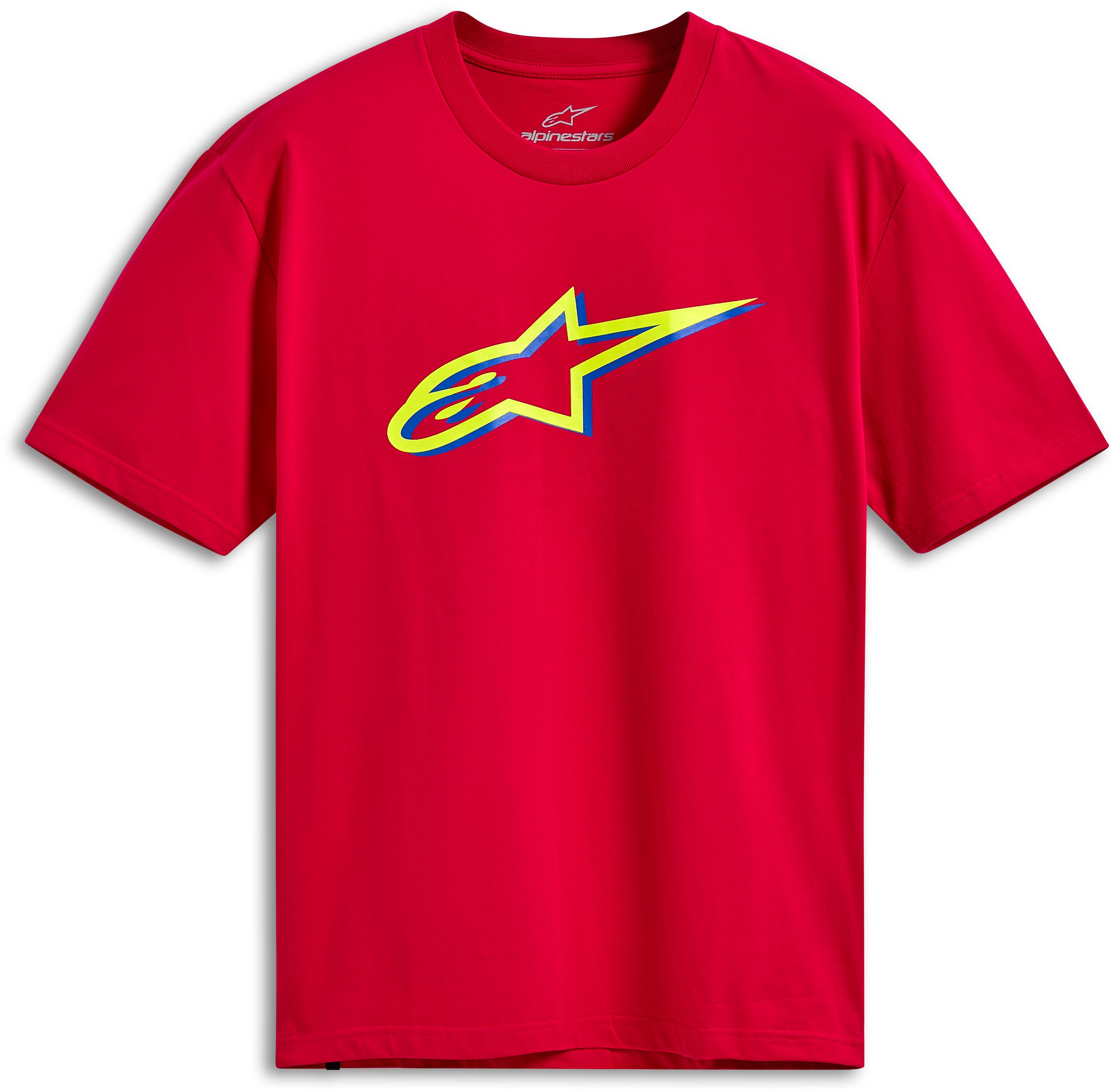 T-shirts en sweaters ALPINESTARS Ageless Shadow CSF Tee Rood-Geel