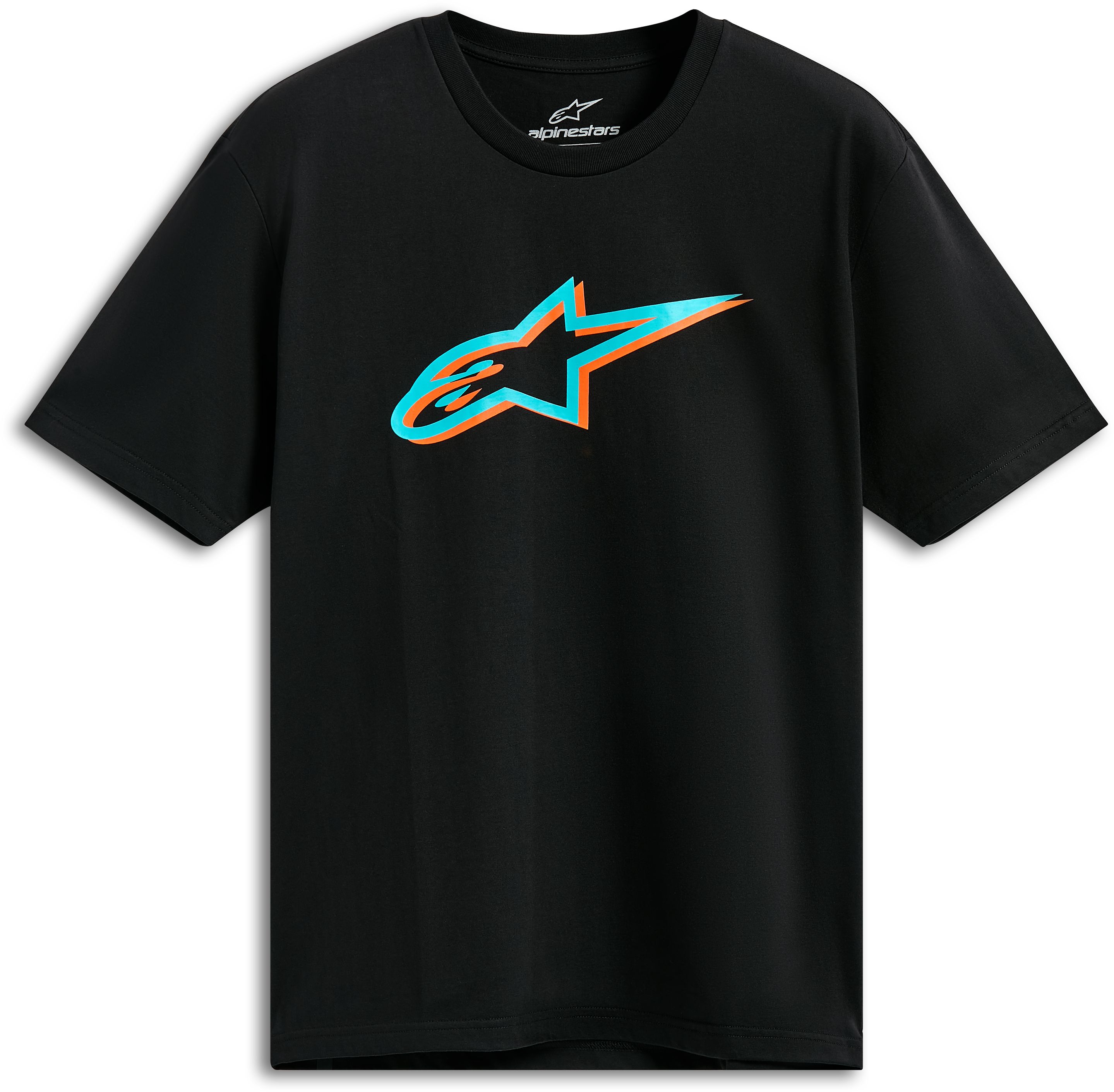 T-shirts et sweaters ALPINESTARS Ageless Shadow CSF Tee Noir-Turquoise