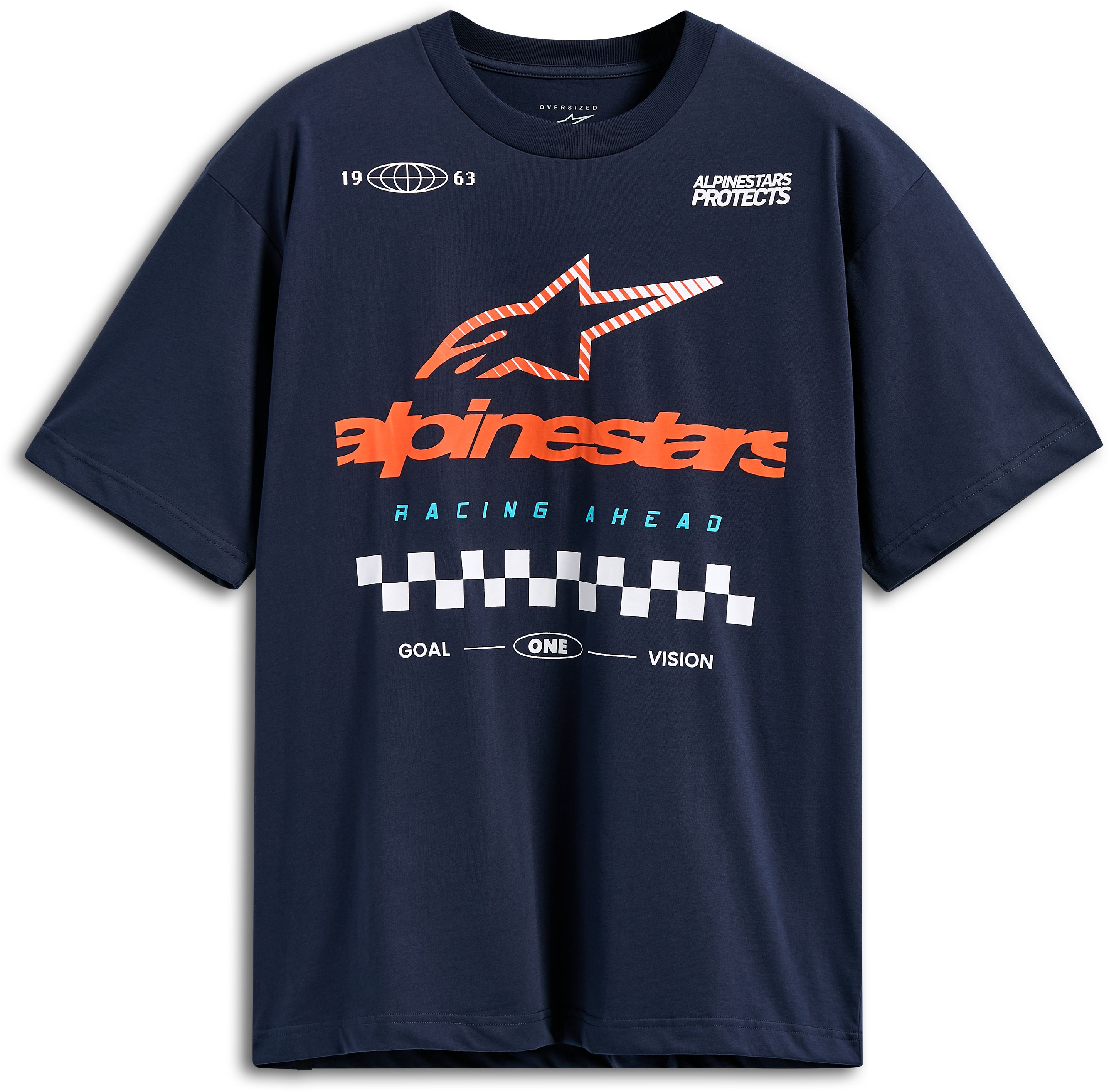T-shirts en sweaters ALPINESTARS Aplomb Oversized SS CSF Tee Marineblauw