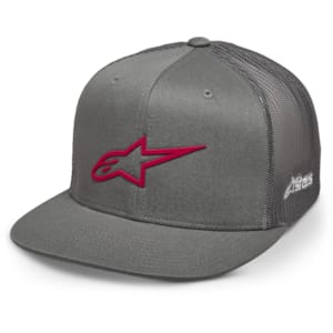 Petjes en mutsen ALPINESTARS 3D Ageless Trucker Hat Grijs-Rood
