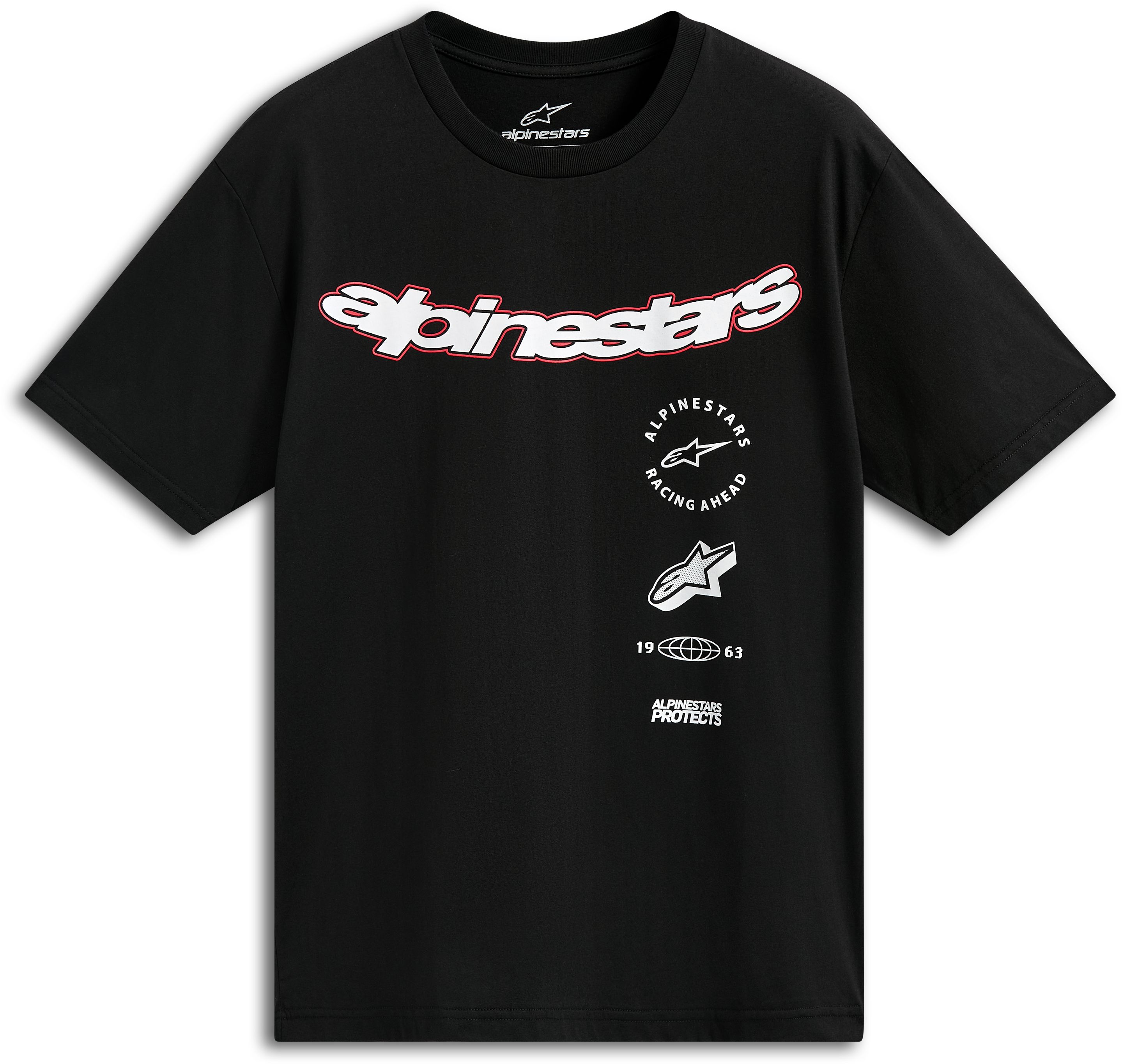 T-shirts en sweaters ALPINESTARS Abus SS CSF Tee Zwart