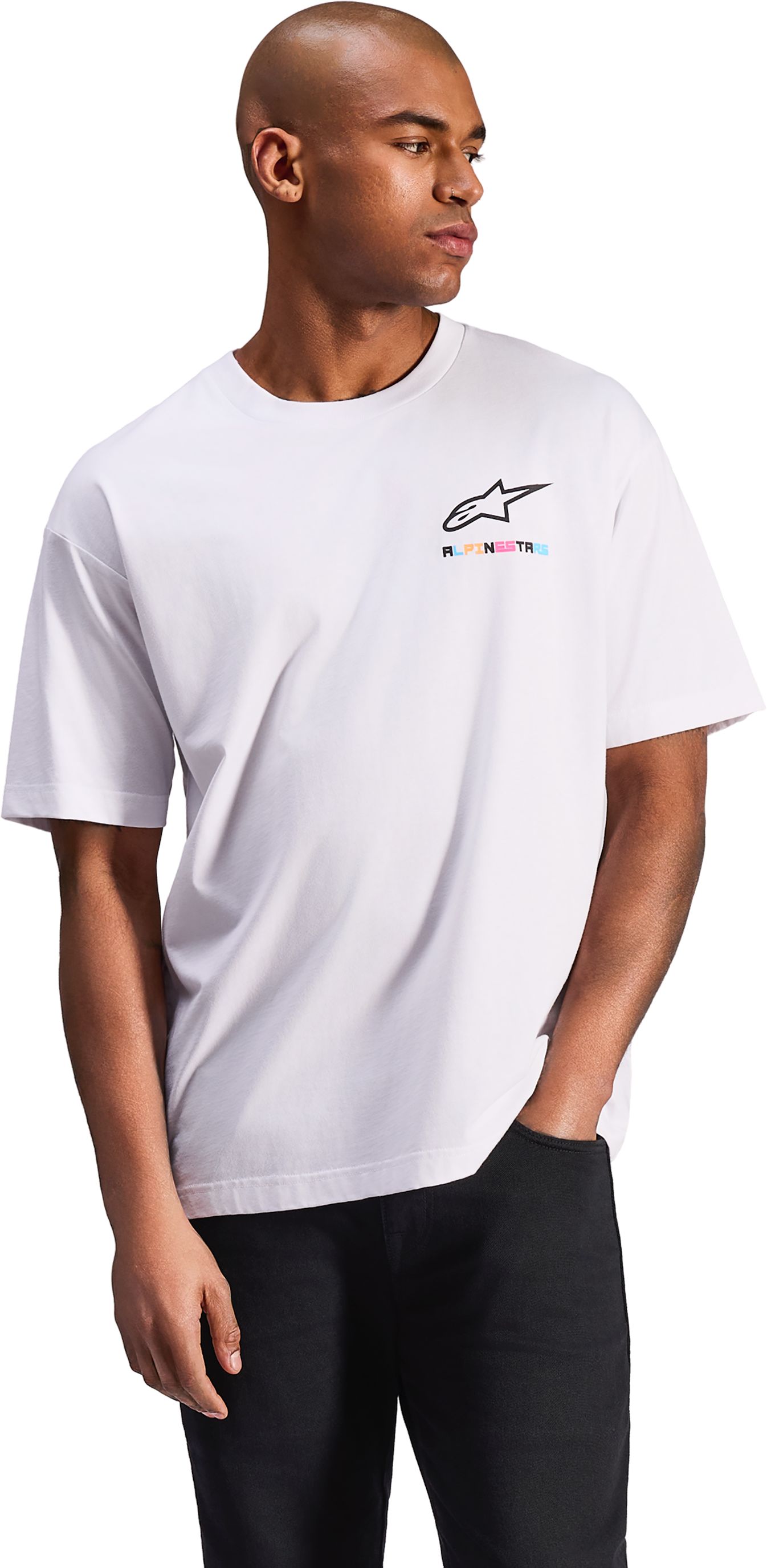T-shirts et sweaters ALPINESTARS Wild Oversized SS CSF Tee Blanc