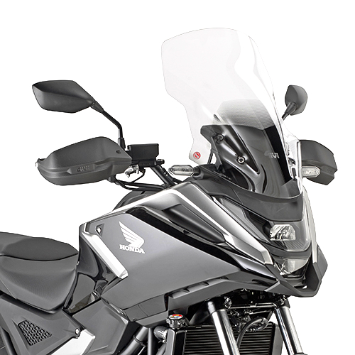 Bulle, pare-brise et saute vent moto scooter GIVI D1217ST Surélevé transparent