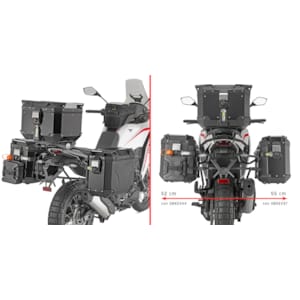 Motorcycle-specific mounts GIVI PLO_CAM - Side cases holders PLO9352CAM