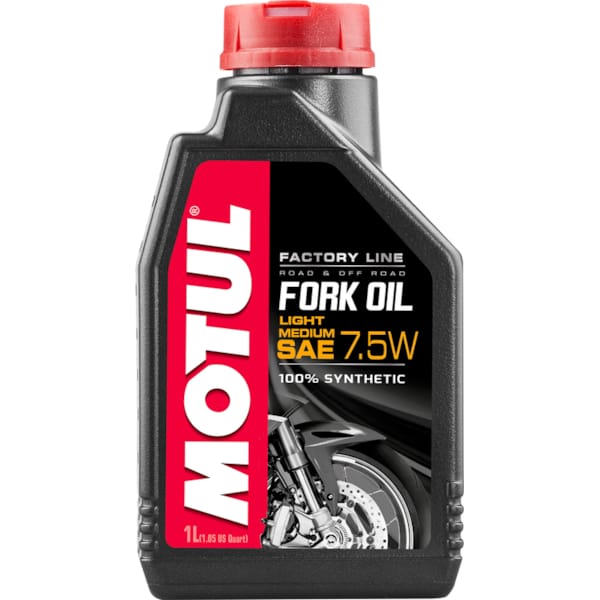 MOTUL Huile de fourche 7,5W synthétique factory line 1 litre