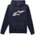 T-shirts and sweaters ALPINESTARS Ageless Zip Hoodie V3 Navy-White