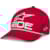 Casquettes et bonnets ALPINESTARS Ride Comp Snapback Hat Rouge-Blanc-Noir