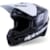 Crosshelm ALPINESTARS S-M3 Radium Zwart-Wit-Grijs