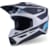Cross helmet ALPINESTARS S-M3 Heat Matt Silver-Blue-Black