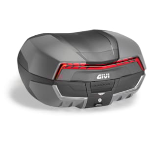 Top case et valise moto GIVI V58 Maxia 5 Monokey réflecteurs rouges, finition graphite mat