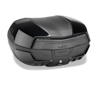 Top case et valise moto GIVI V58 Maxia 5 Monokey réflecteurs noirs, finition noire brillante