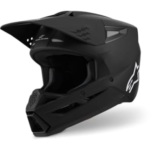 Crosshelm ALPINESTARS S-M3 Solid Mat zwart