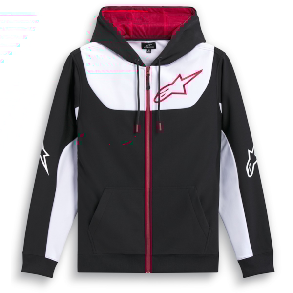 ALPINESTARS Sessions V3 Hoodie Zwart-Wit-Rood