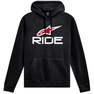 T-shirts en sweaters ALPINESTARS Ride Hoodie V3 Zwart-Wit-Rood