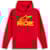 T-shirts and sweaters ALPINESTARS Ride Hoodie V3 Red-Hi Vis Yellow-Black