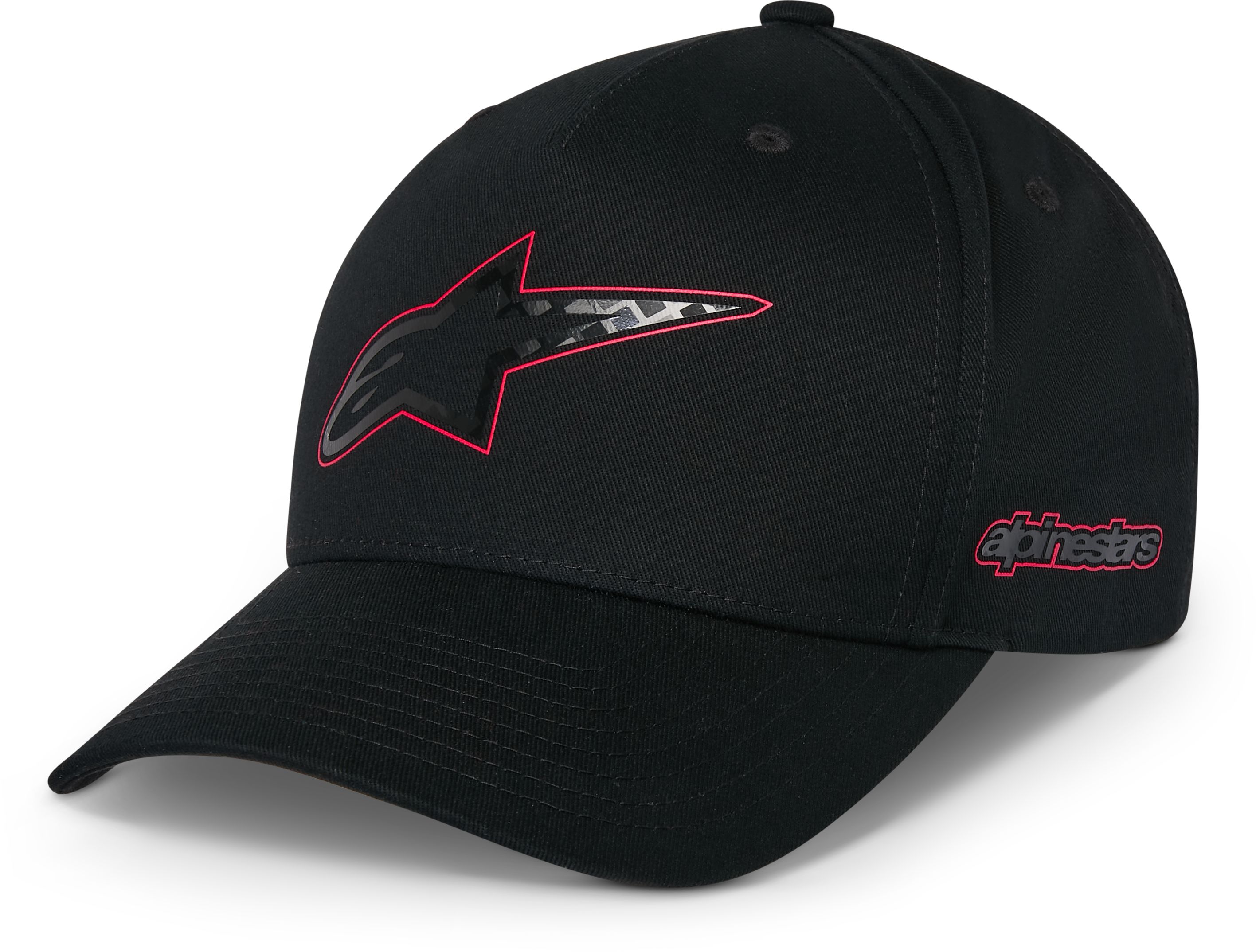 ALPINESTARS Carbon Fiber Snapback Hat Zwart