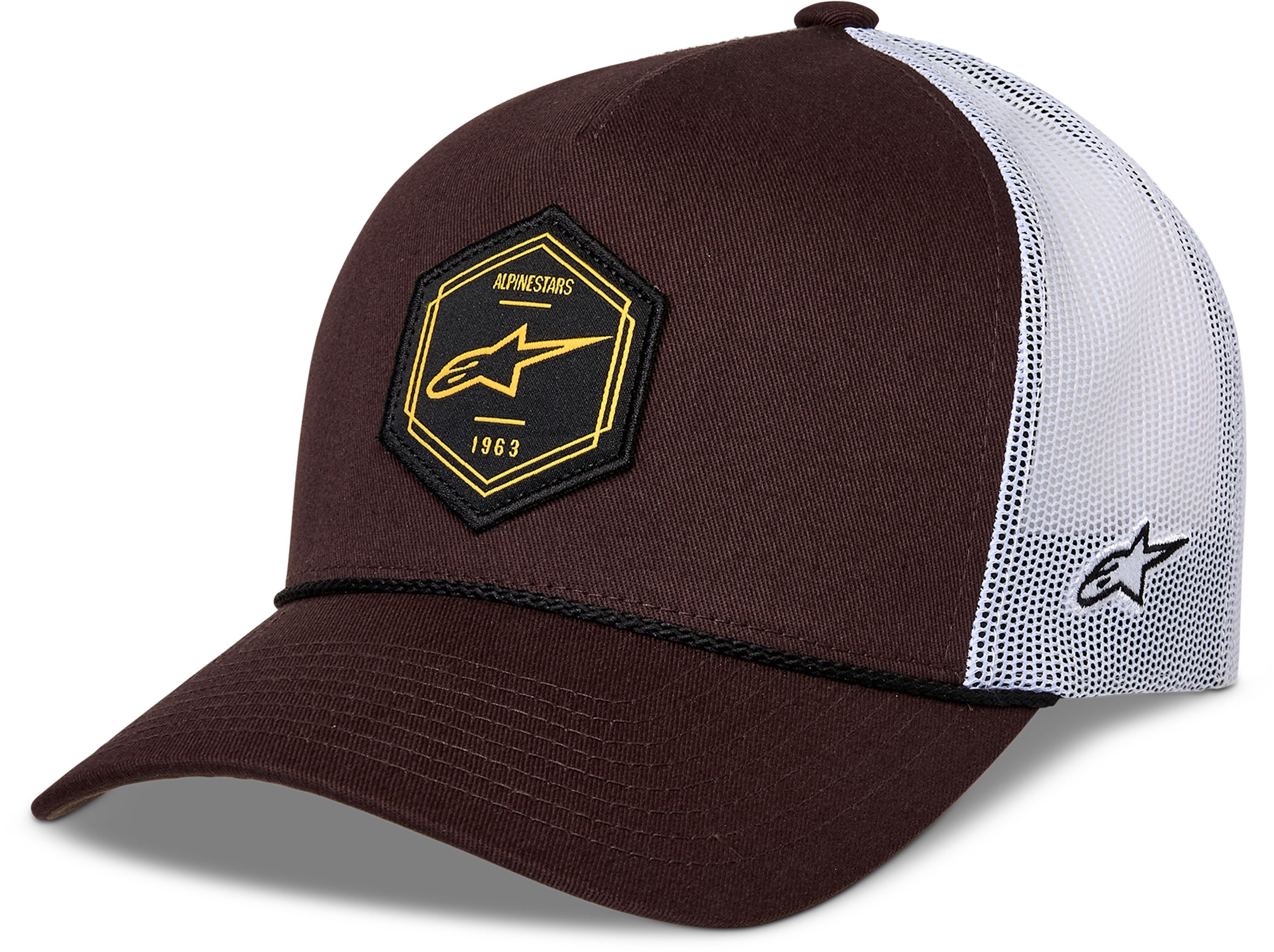 Casquettes et bonnets ALPINESTARS Hexeon Trucker Hat Marron-Blanc