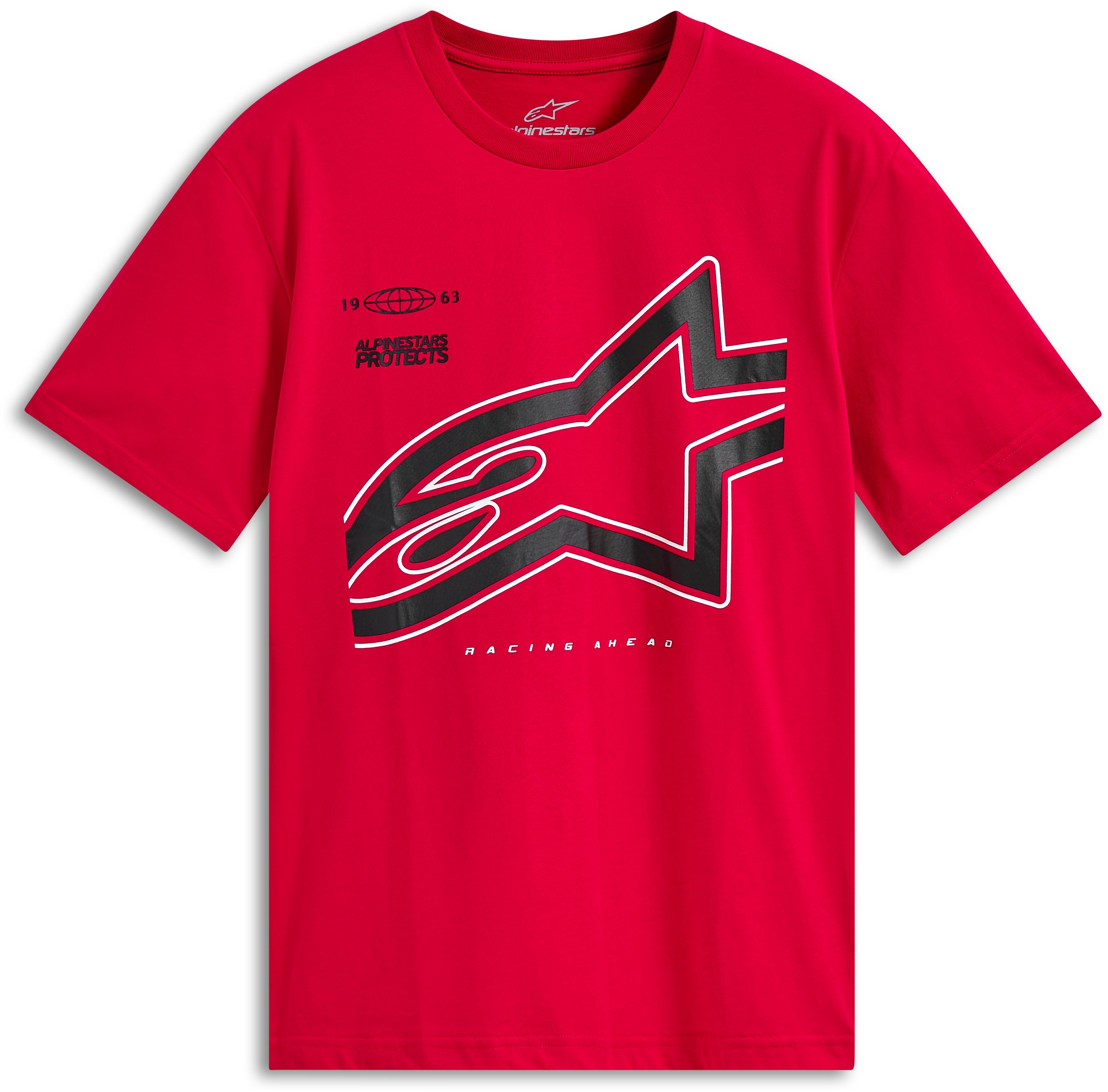 T-shirts en sweaters ALPINESTARS Authority SS CSF Tee Rood