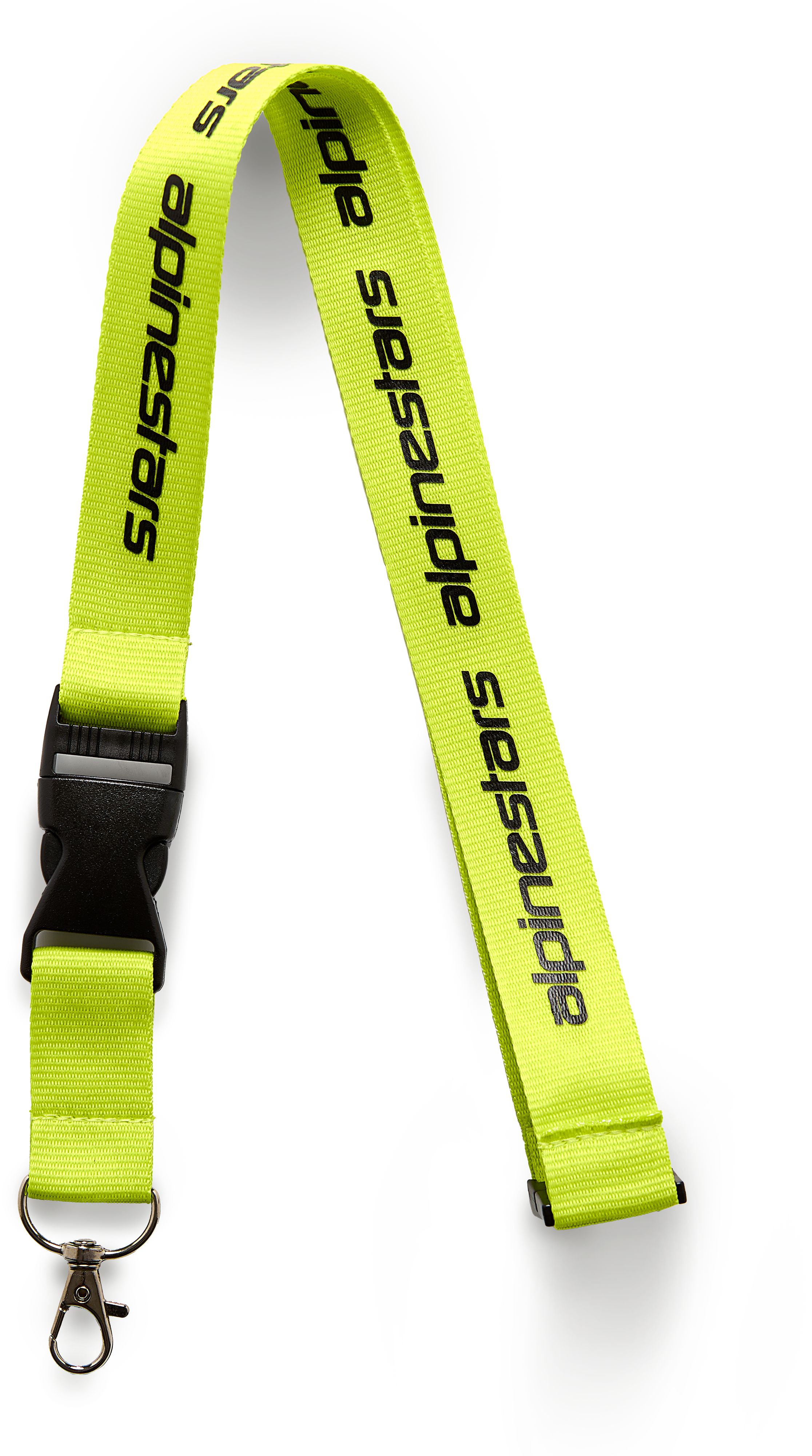 Porte-clés ALPINESTARS Linear Lanyard Jaune Haute Visibilité-Noir