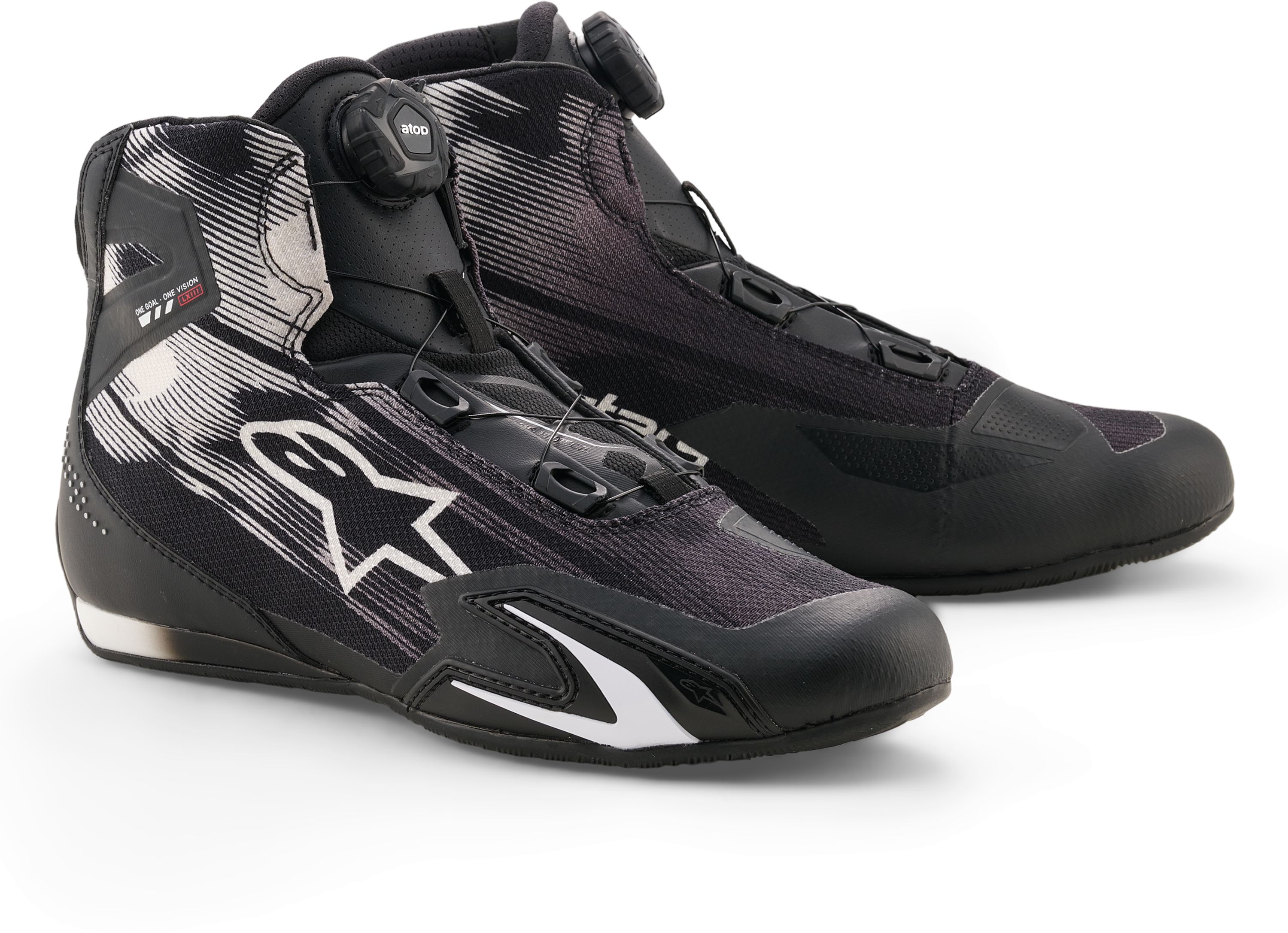 Motorschoenen heren ALPINESTARS Celer Vented Shoes Zwart-Wit