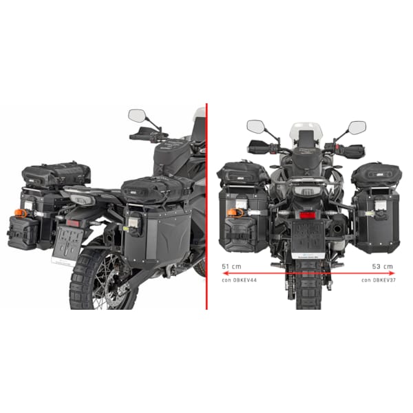 GIVI PLO_CAM - Support valises latérales PLO9227CAM