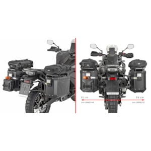 Motorcycle-specific mounts GIVI PLO_CAM - Side cases holders PLO9227CAM