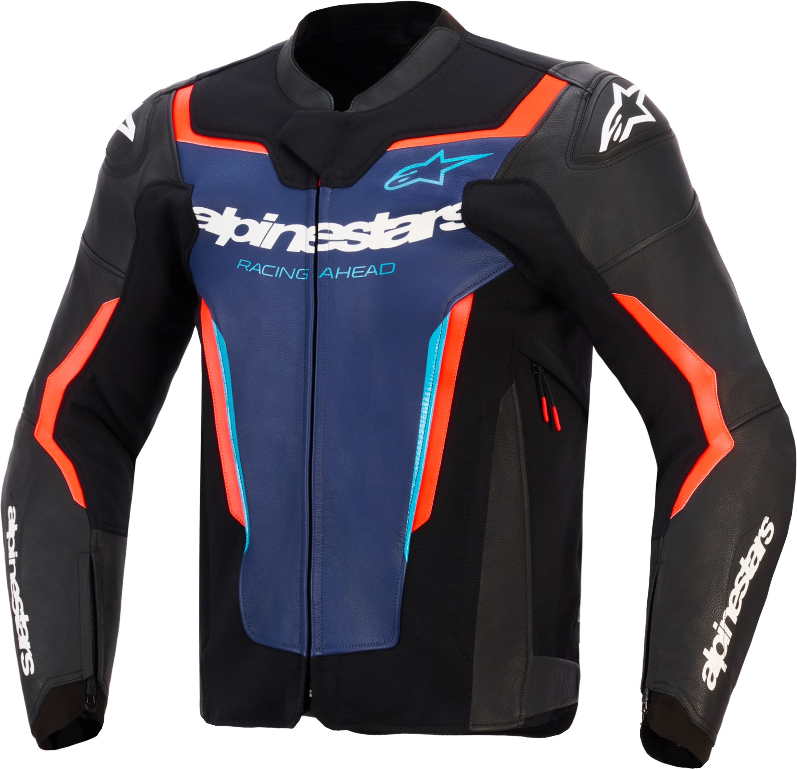 ALPINESTARS GP Force V2 Jacket Noir-Bleu-Rouge Fluo
