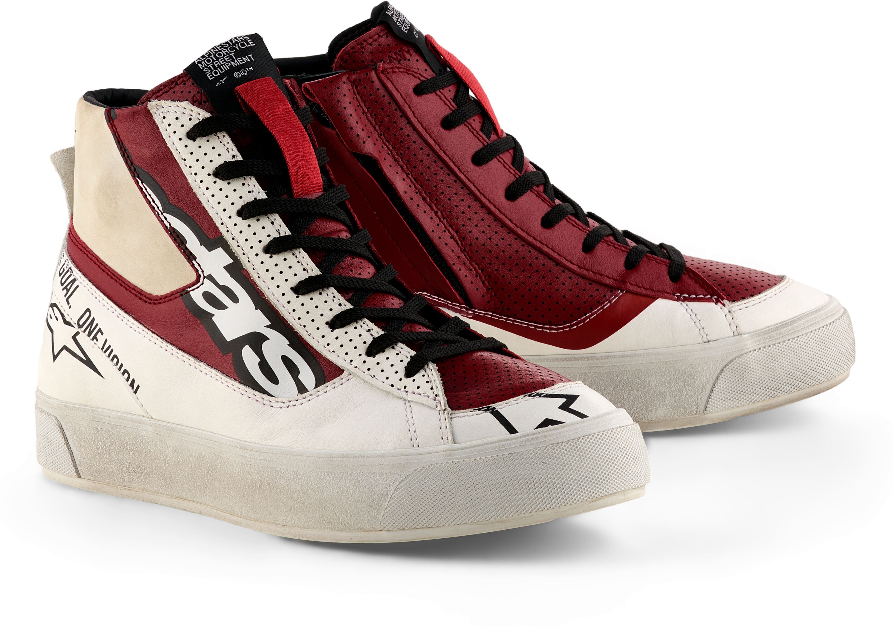 ALPINESTARS Stella Stated Flair Shoes Blanc-Rouge Rio