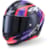 Casque intégral ALPINESTARS S-R7 Lumen Noir-Violet-Rouge Fluo-Blanc