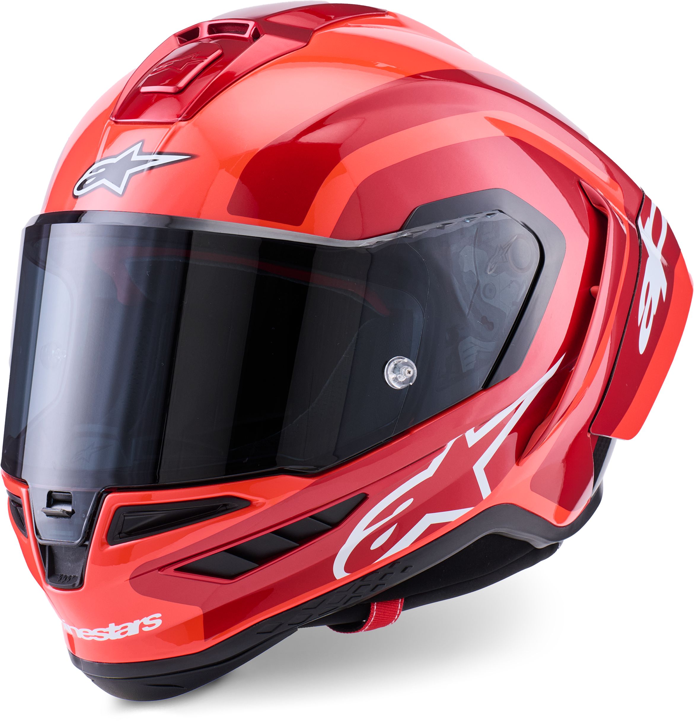 ALPINESTARS Supertech R10 Arius Zwart-Wit-Dubbel Rood