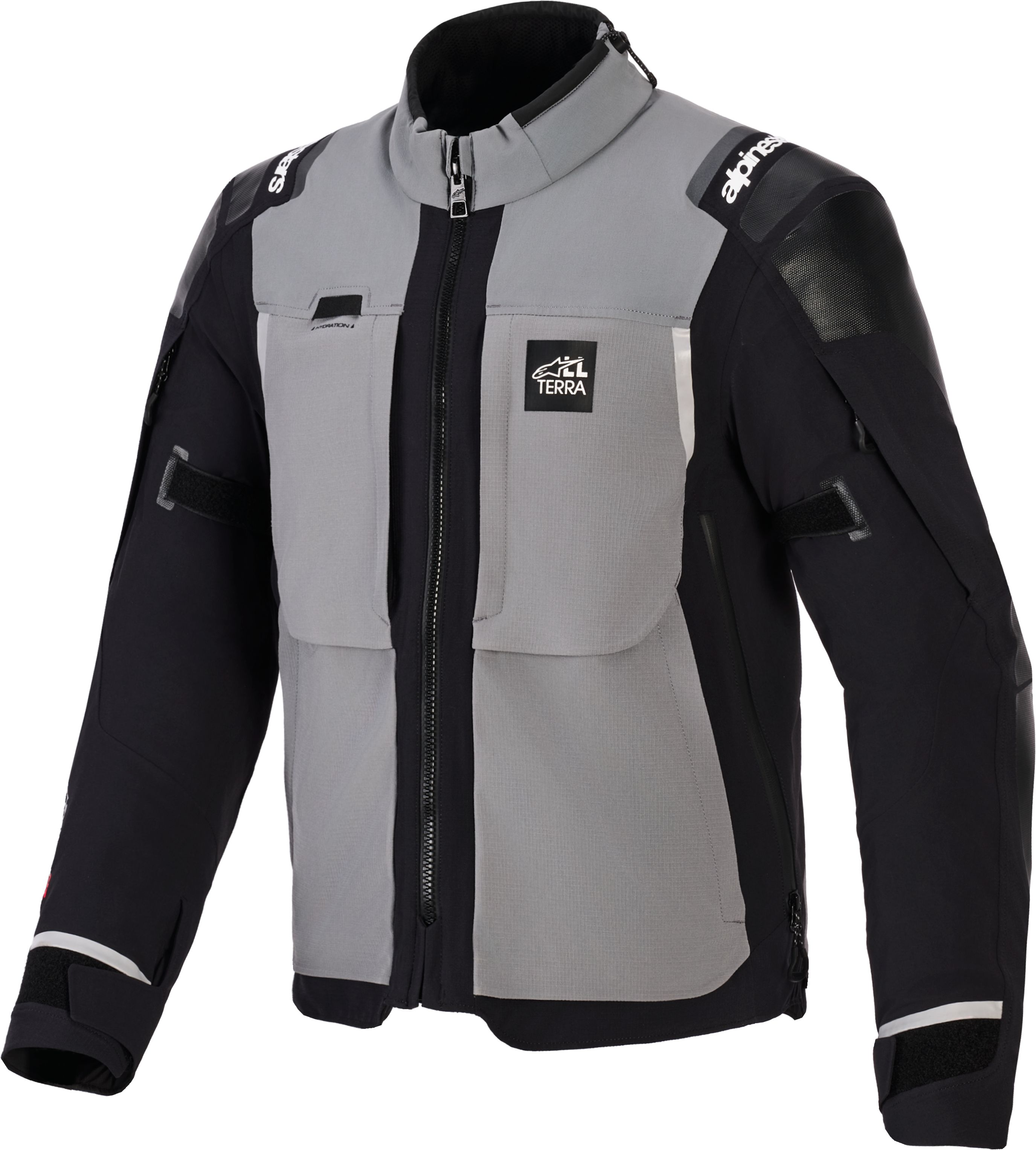 Men's textile motorcycle jacket ALPINESTARS Andes Pro Drystar XF Dark Grey-Black