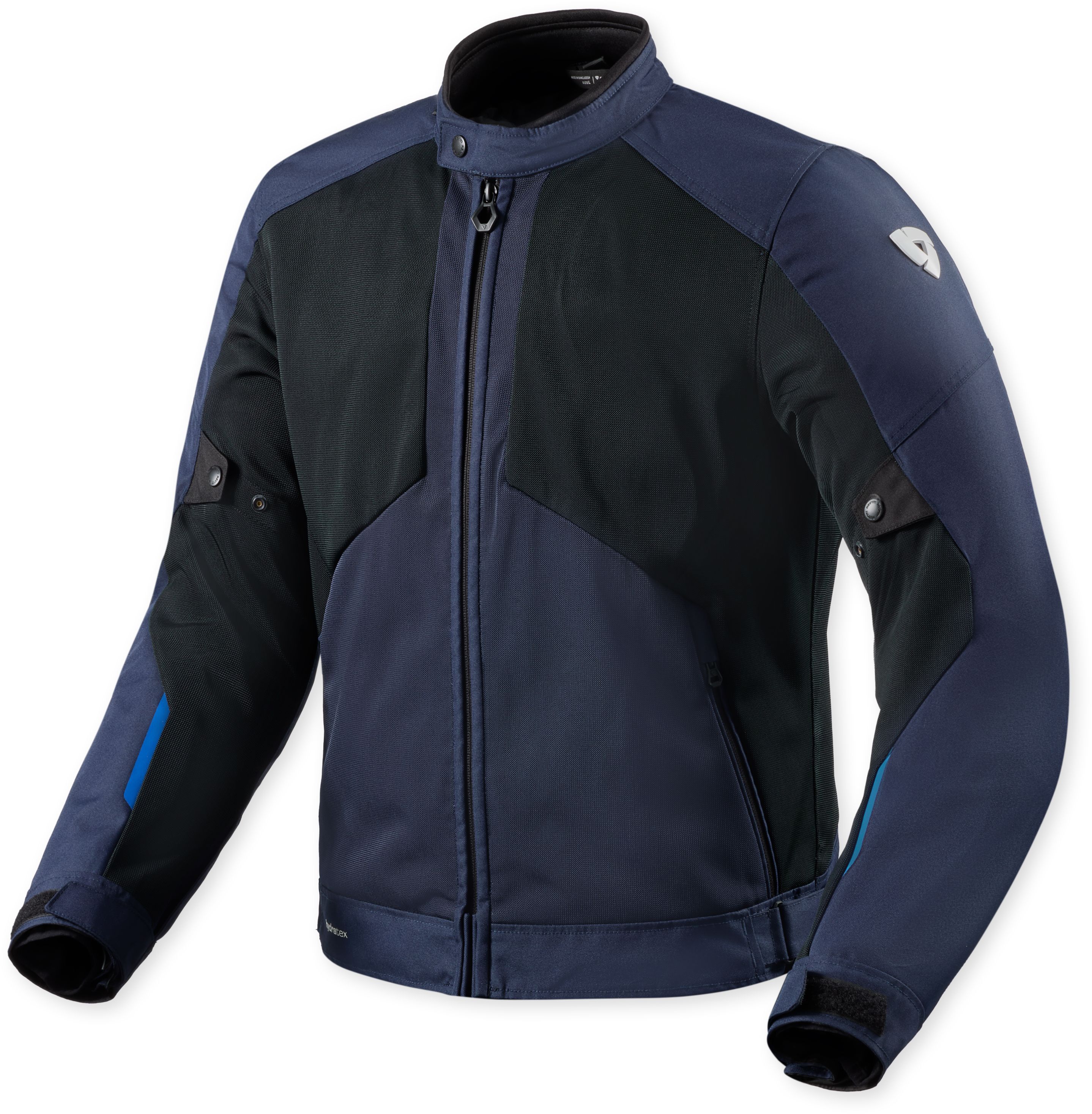 Blouson et hoodie ventilé hommes REV'IT! Torque 3 H2O Bleu foncé - Noir