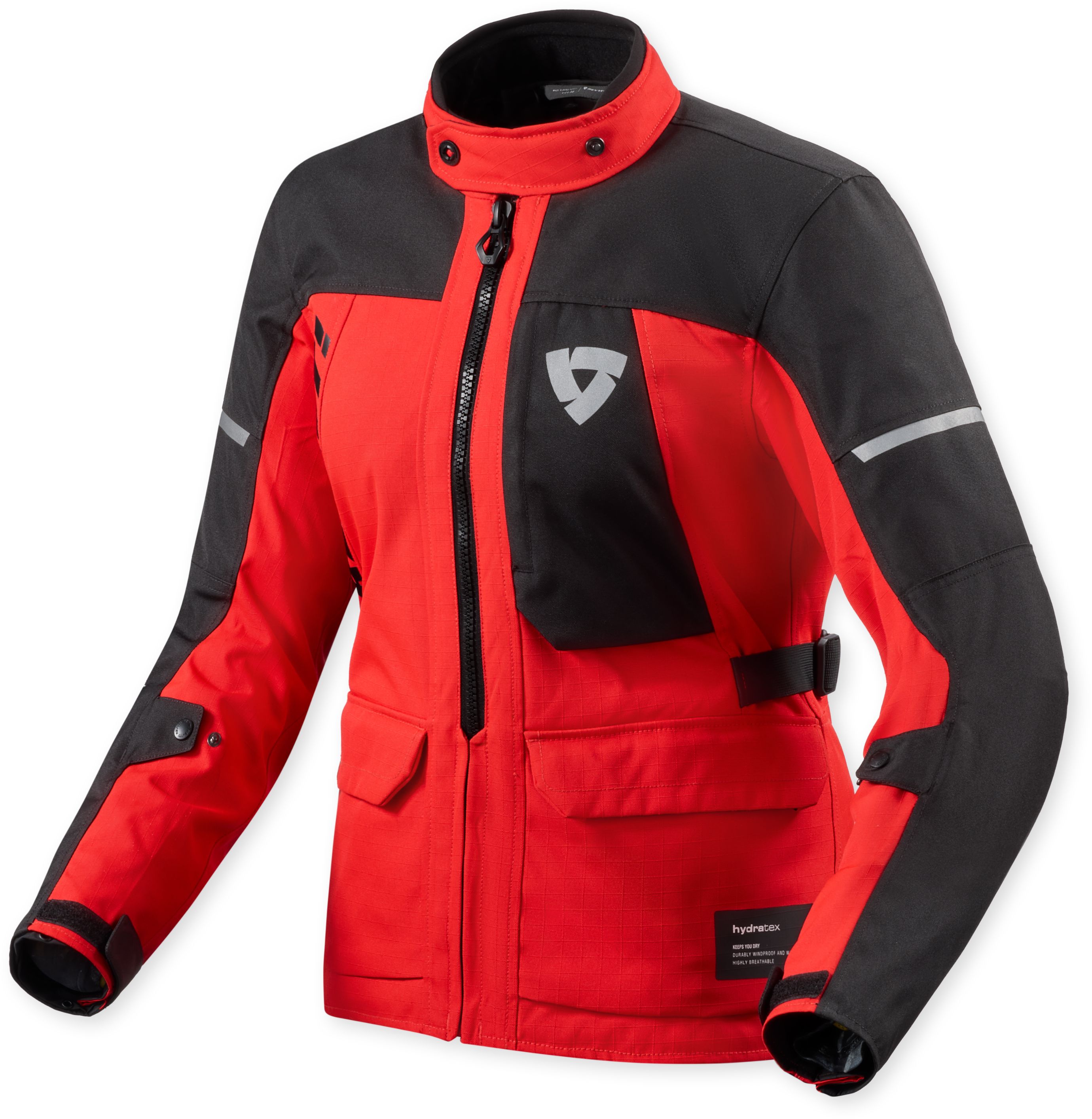 REV'IT! Convergent H2O Lady jacket Rouge - Noir