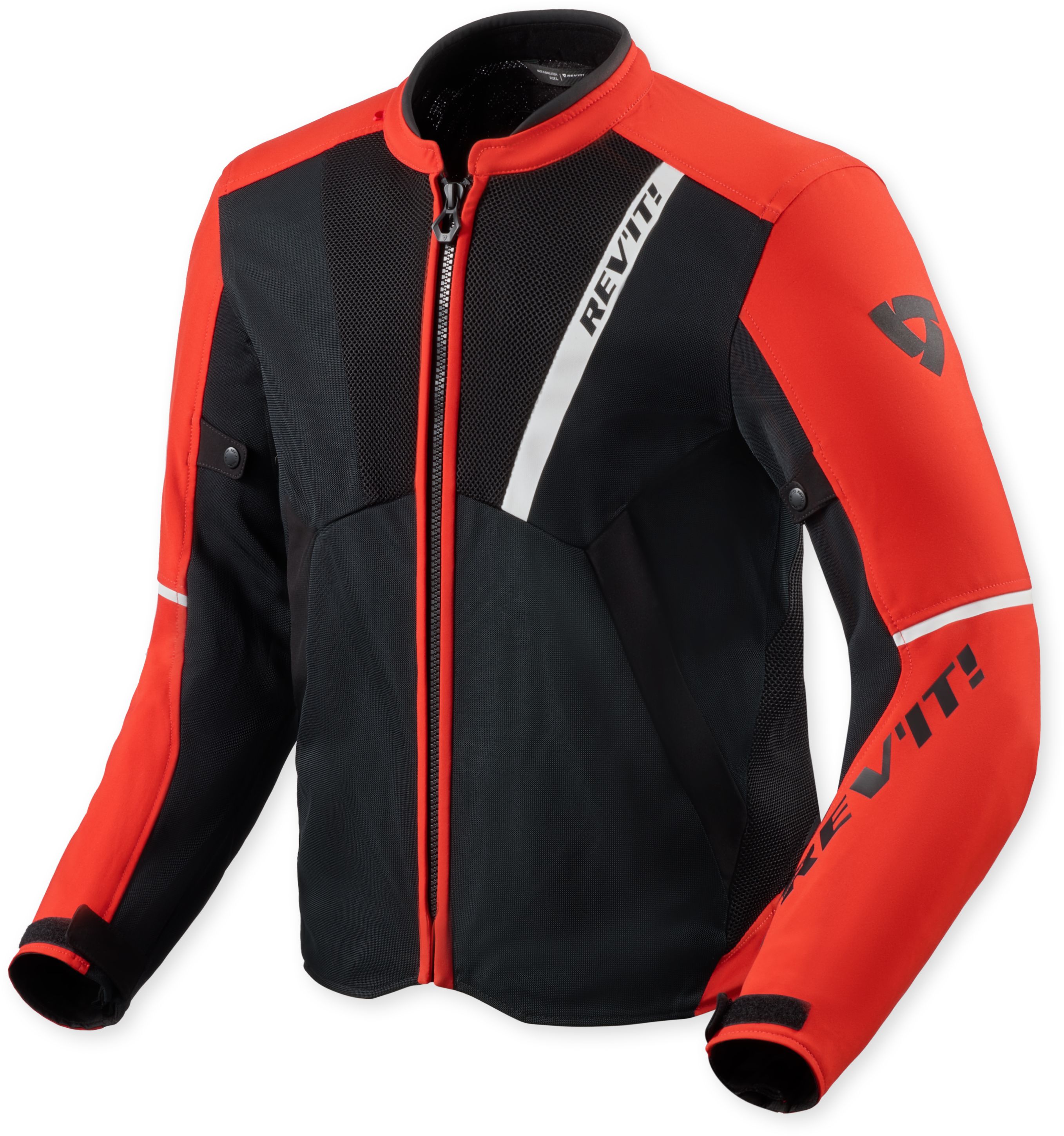 Doorwaai motorjas en hoodie heren REV'IT! GT-R 4 Air Rood - Zwart