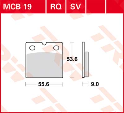 Trw Kit De Plaquettes De Frein, Frein À Disque Mcb19 - Image 4