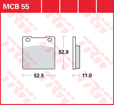 Trw Jeu De Plaquettes De Frein Mcb55 - Image 2
