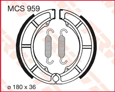 Trw Remschoenen, Remblokken En Voor De Moto, Mcs959