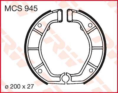 Trw Remschoenen, Remblokken En Voor De Moto, Mcs945